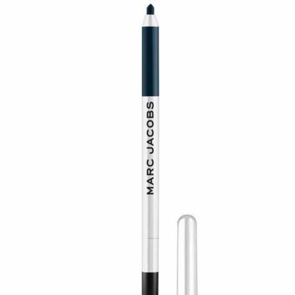 TWO!! Marc Jacobs Highliner Gel Eyeliners - Blaquer Emerald & Cherry on Taupe - Picture 1 of 9